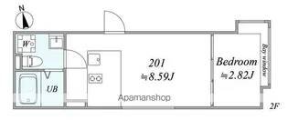 TRIAS643【201号室】の間取り