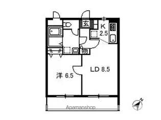 エクシード二ツ木C棟【3階】の間取り