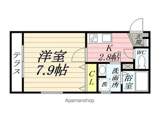 サンパティーク【1階】の間取り