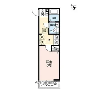 エクセラン上本郷Ⅱ【1階】の間取り