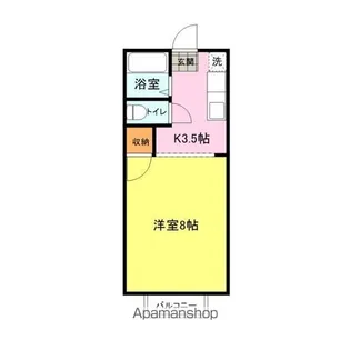 CHEZTOI【101号室】の間取り