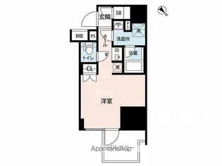デュオフラッツ芝公園【601号室】の間取り