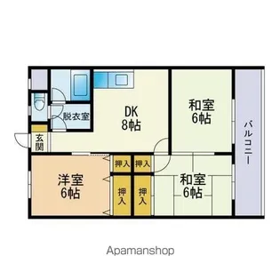 諸岡ビル【202号室】の間取り