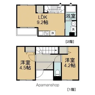 MELLAS浦安【1階】の間取り