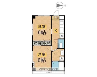 今野ビル【301号室】の間取り