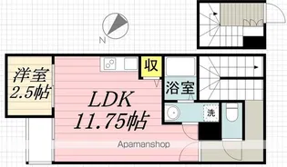 ソレヴィア二日市北Ⅰ【2階】の間取り