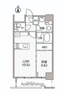 シーズンフラッツ両国サウス【2階】の間取り