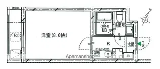 コスモリード渋谷神宮前【1階】の間取り
