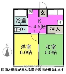シティハイムソフィア【101号室】の間取り