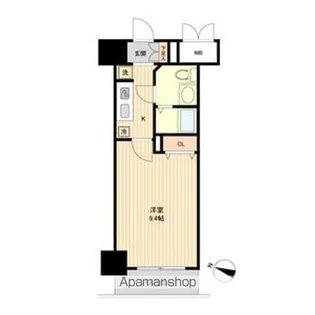 ノーブルプレイス北四番丁【7階】の間取り