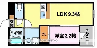 VERCIA NATA ヴェルシア ナタ【3階】の間取り
