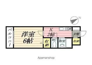 ロイヤルハイツ【1階】の間取り