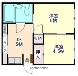 グリーンハイツ【5-3号室】の間取り