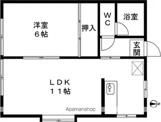 ハイム望【203号室】の間取り