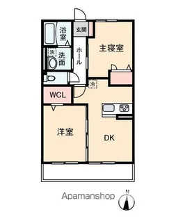 イーストハイム【102号室】の間取り