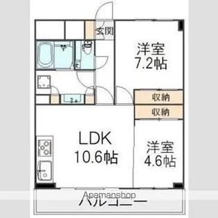 メープルガーデン【3階】の間取り