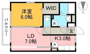 パンシオーネ【2階】の間取り