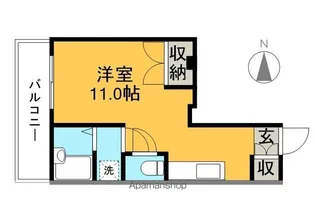 オパールビル【4階】の間取り
