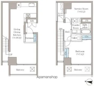 TーPLACE 北斎 ST.【6階】の間取り