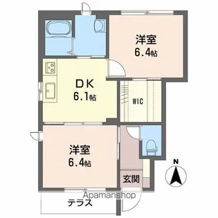 オッホC【1階】の間取り
