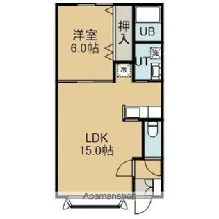 ファイン中道Ⅰ【202号室】の間取り