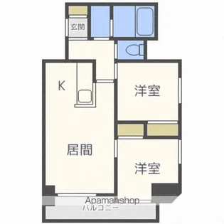 メゾン・ド・北円山【11階】の間取り