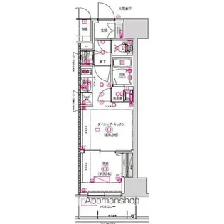 CREST TAPP名古屋山王【7階】の間取り