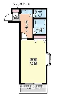 ベラミーハイツ【1階】の間取り