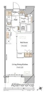 ブランシエスタ浅草蔵前【12階】の間取り