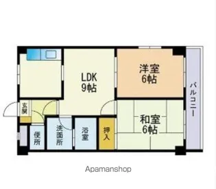 マクシーズ吉塚【401号室】の間取り