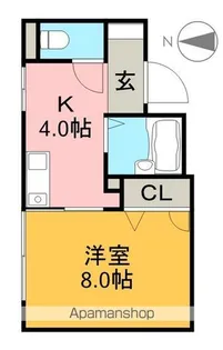 シャーメゾン・スゥイング【2階】の間取り