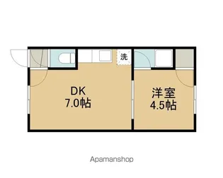 ジュエルⅢ【202号室】の間取り