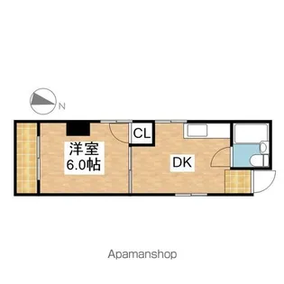二村マンション【3階】の間取り
