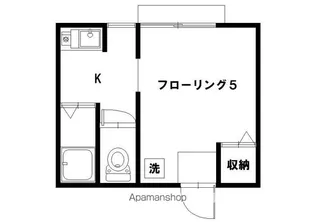 ハイム小松【2階】の間取り