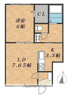 ももはうす2【1階】の間取り