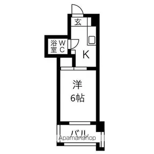 第5七福ビル【306号室】の間取り