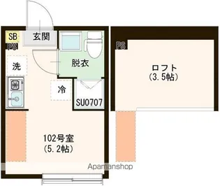 中野ニューメゾンピア【1階】の間取り