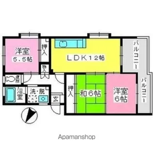 コーポウィステリア24【2階】の間取り