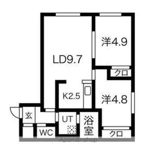 プーピエンタTOMMY(プーピエンタトミー)【3階】の間取り