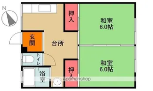 マリンフラット1【102号室】の間取り