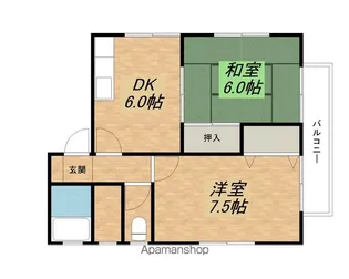 メゾン リシル【2階】の間取り