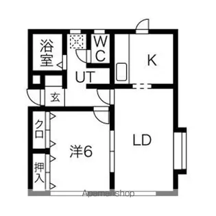 ラヴィール厨川A【101号室】の間取り