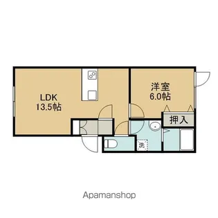 ニューベルゲン【1階】の間取り