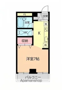 アルファ第2ビル【308号室】の間取り