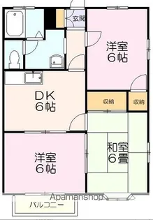 みさとガーデン【101号室】の間取り
