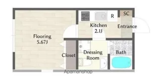 東京都中野区上高田1丁目【アパート】の間取り