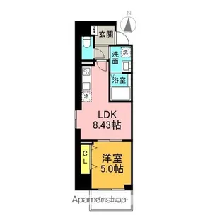 DAIWA GRACE MAISON KAMEIDO【4階】の間取り