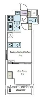 ドムス・スタイル森下【5階】の間取り