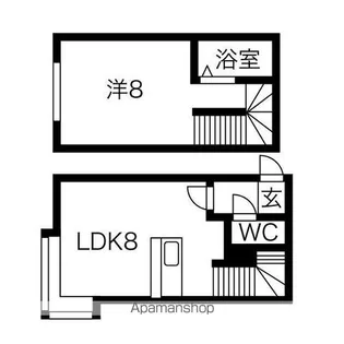 DAN DE LION【105号室】の間取り
