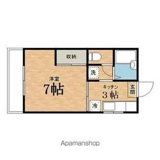 メゾン東豊田【101号室】の間取り